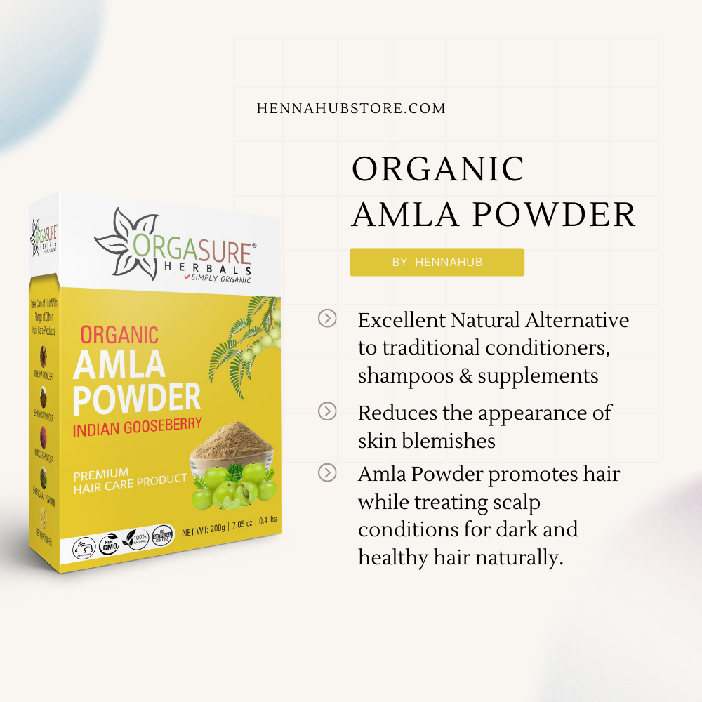 Amla, Reetha, Shikakai, Bhringraj and Hibiscus Powder for Hair Care - Combo Pack of 5 - Each 200g - hennahubstore Amla, Reetha, Shikakai, Bhringraj and Hibiscus Powder for Hair Care - Combo Pack of 5 - Each 200g - hennahubstore