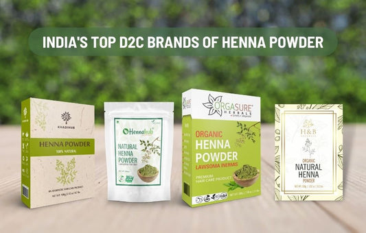 Henna Powder's Leading D2C Brands in India