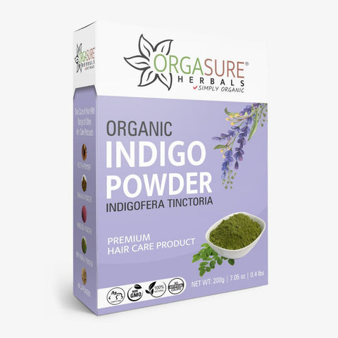 Organic Indigo Powder for Hair Coloring | Indigofera tinctoria (200g)