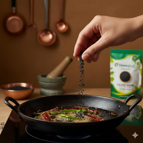 Hennahub Kalonji Seeds 100gm | Pure Nigella Sativa Seeds / Black Seeds / Kalwanji / Kalojeera | Premium Food Grade Black Cumin