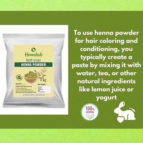 HENNAHUB Natural HAIRCARE POWDER