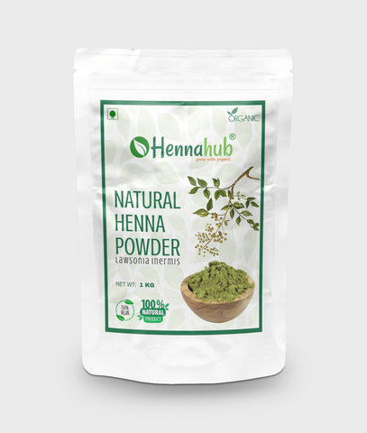 Organic Rajasthani Henna Powder - Pure & Natural from Rajasthan 1 Kg Pack