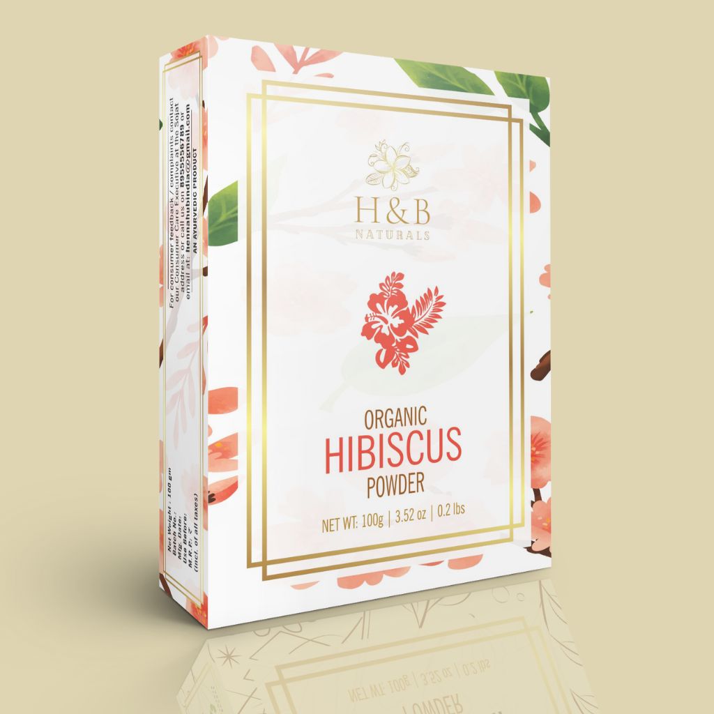 Hibiscus Powder for Hair 100gm - hennahubstore