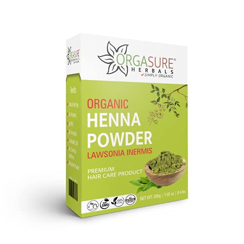 Natural Organic Henna Powder for Hair colour, Pure Rajasthani Mehandi  200g - hennahubstore