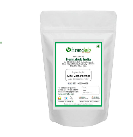 Organic ALOE VERA Powder for Face care- 200gm - hennahubstore