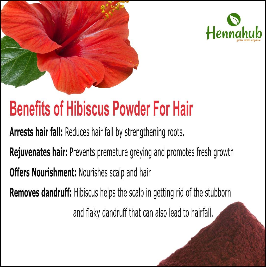 Natural Hibiscus Powder for Hair Care 1 KG - hennahubstore