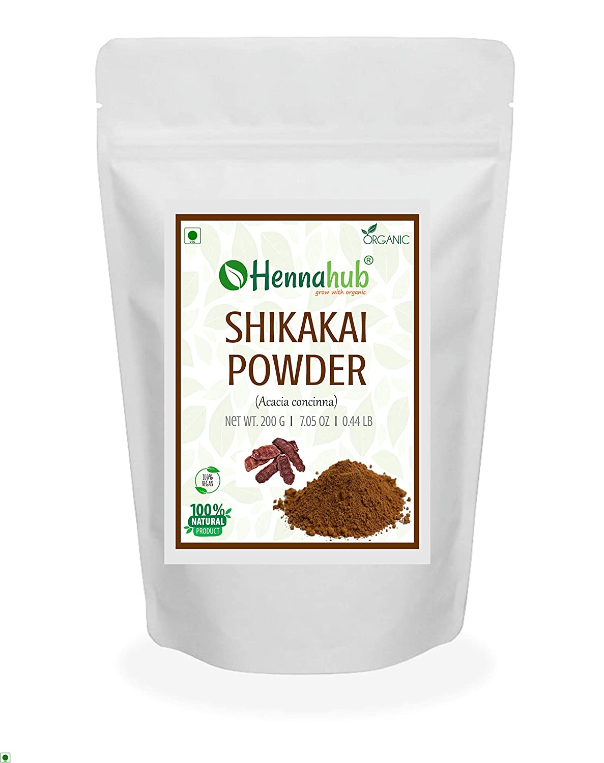 Natural Henna 1 kg + Amla, Reetha, Shikakai, Bhringraj, Hibiscus Powder for Hair , 200g each (Pack of 5) - hennahubstore