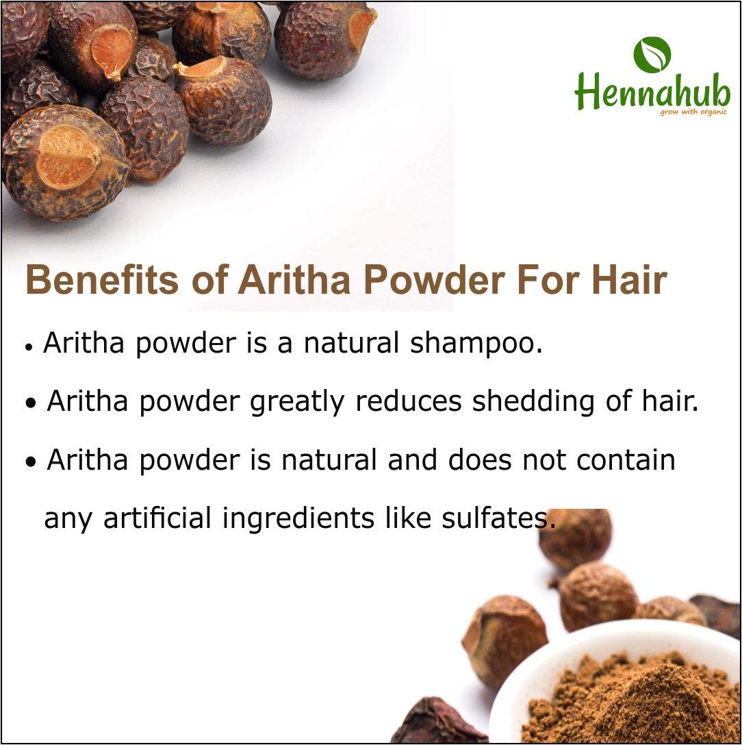 Natural Amla, Aritha, Shikakai Powder 600gm for Hair, Pack of 3 each 200gm - hennahubstore