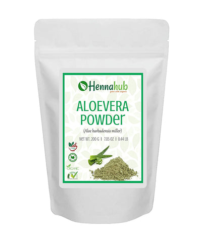 Organic ALOE VERA Powder for Face care- 200gm - hennahubstore