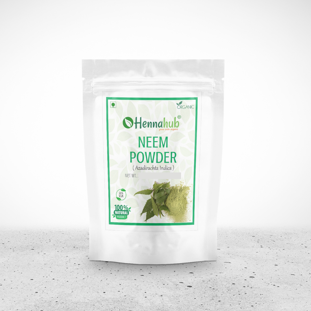 Natural Neem Leaves Powder - Pack of 1 KG - hennahubstore