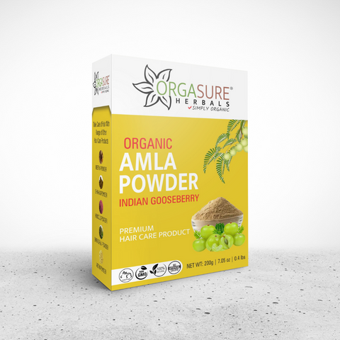 Organic Amla Powder for Hair care 200gm - hennahubstore