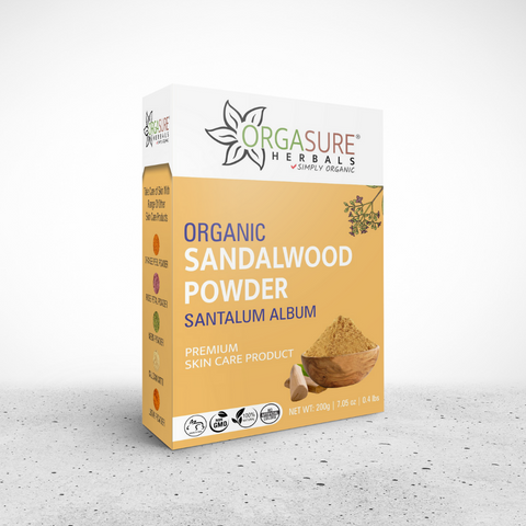 Natural Sandalwood Powder for Face and Skin Care 200gm - hennahubstore