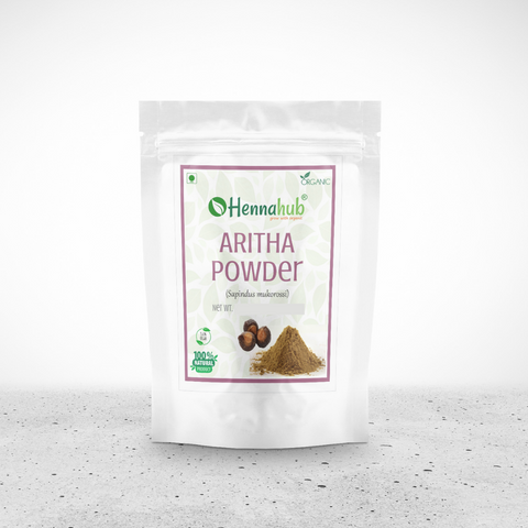 Natural Aritha Powder for Hair 1 KG (Reetha/Soapnut Powder) - hennahubstore