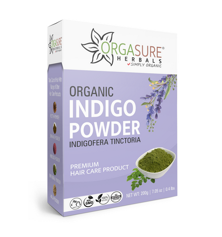 Natural Organic Indigo Powder for Black Hair colour  200g - hennahubstore