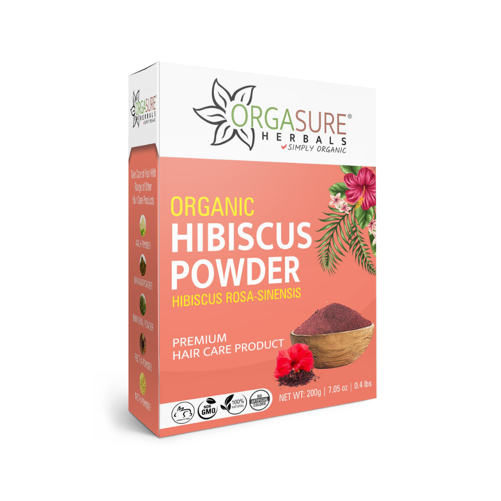 Hibiscus Powder for Hair and Face care | petals powder | 200gm - hennahubstore